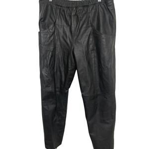 Leather Moto Pants Georgee Sport By Sally B M Womens Motorcyle Biker Goth Grunge